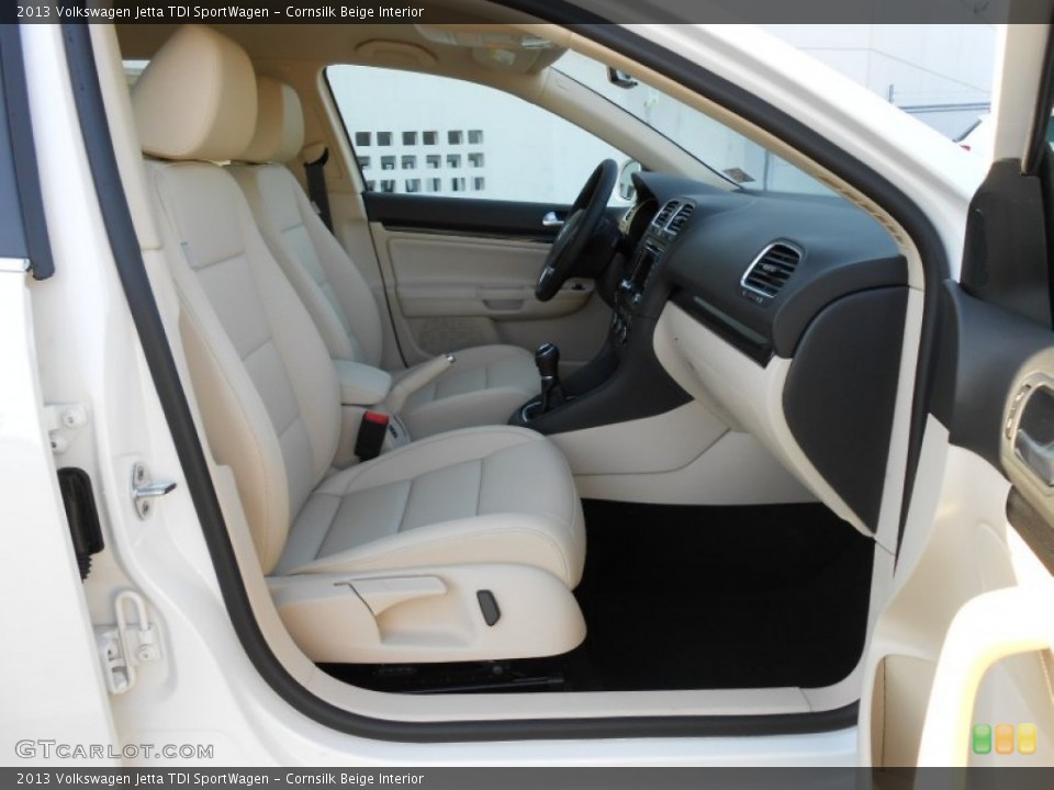 Cornsilk Beige Interior Photo for the 2013 Volkswagen Jetta TDI SportWagen #69061250