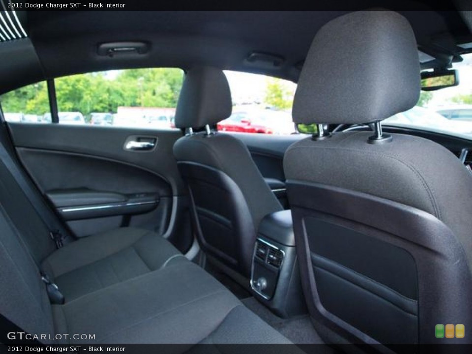 Black Interior Rear Seat for the 2012 Dodge Charger SXT #69061331