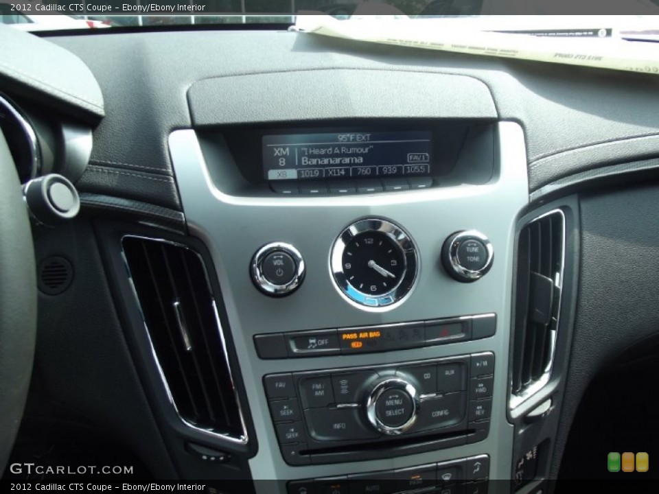 Ebony/Ebony Interior Controls for the 2012 Cadillac CTS Coupe #69064214