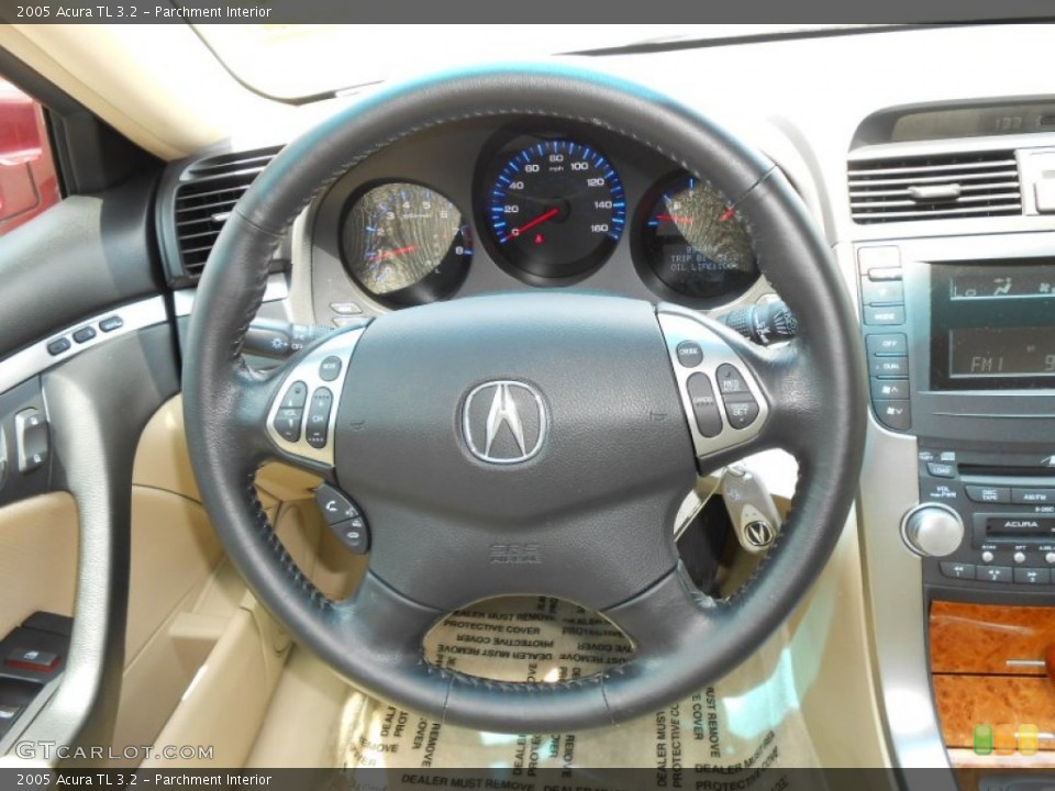 Parchment Interior Steering Wheel for the 2005 Acura TL 3.2 #69068597