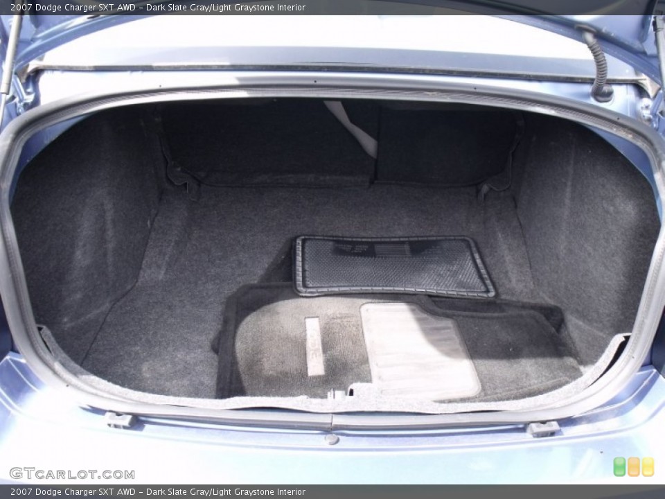 Dark Slate Gray/Light Graystone Interior Trunk for the 2007 Dodge Charger SXT AWD #69069257