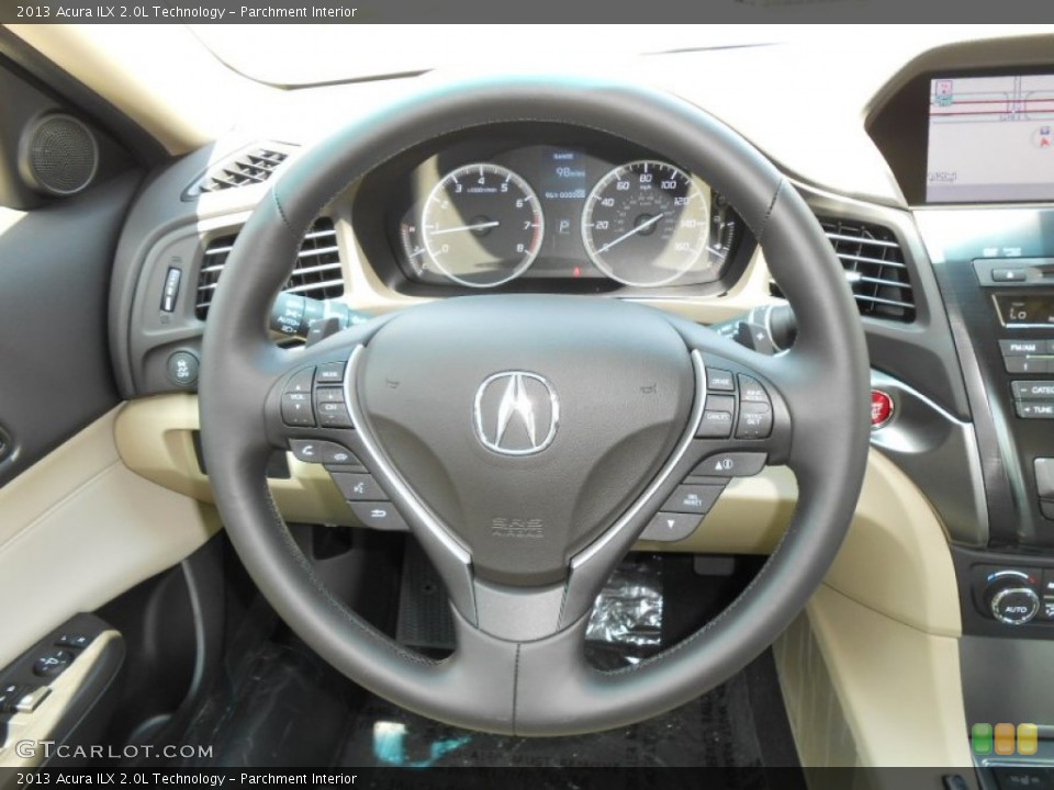 Parchment Interior Steering Wheel for the 2013 Acura ILX 2.0L Technology #69069401