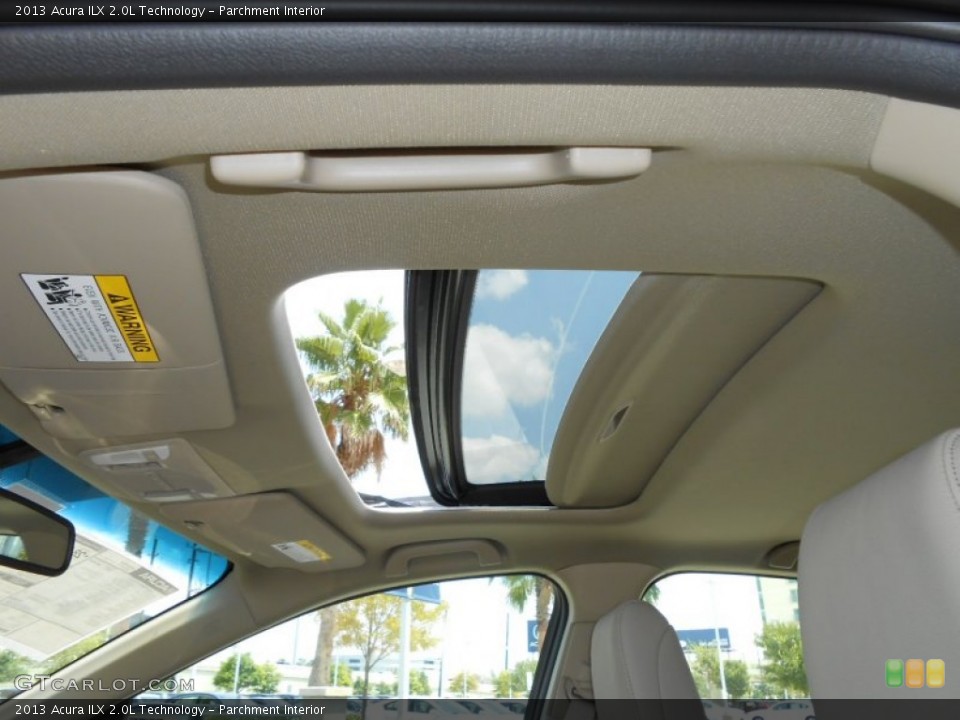 Parchment Interior Sunroof for the 2013 Acura ILX 2.0L Technology #69069461