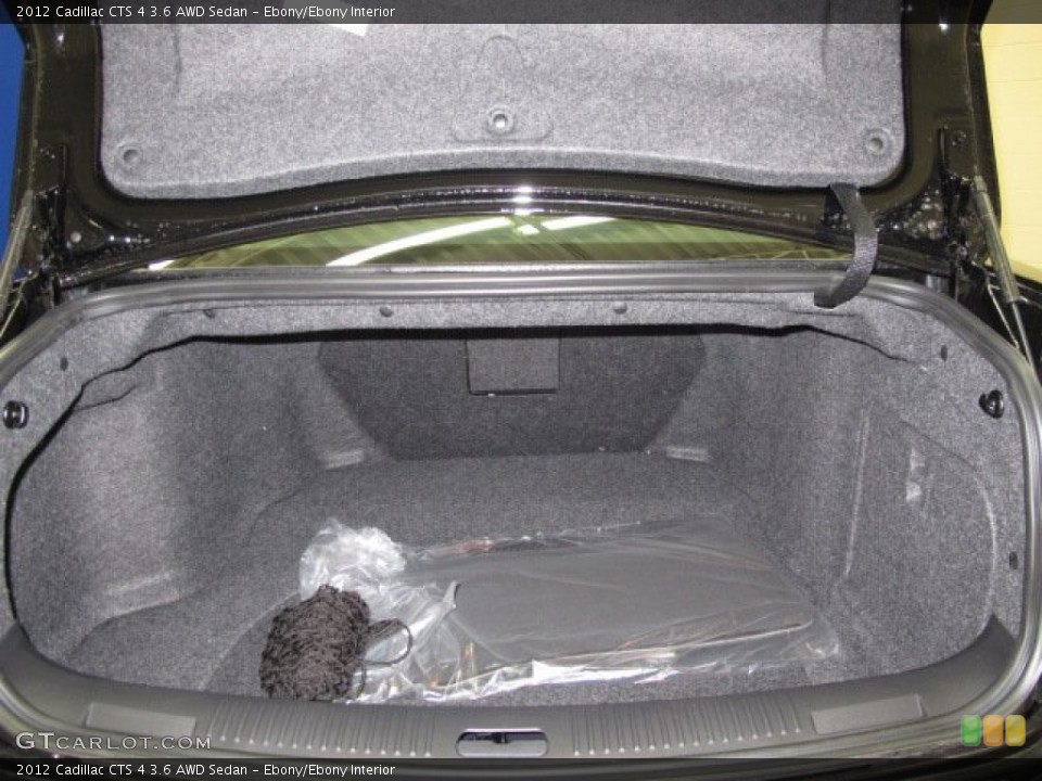 Ebony/Ebony Interior Trunk for the 2012 Cadillac CTS 4 3.6 AWD Sedan #69072671