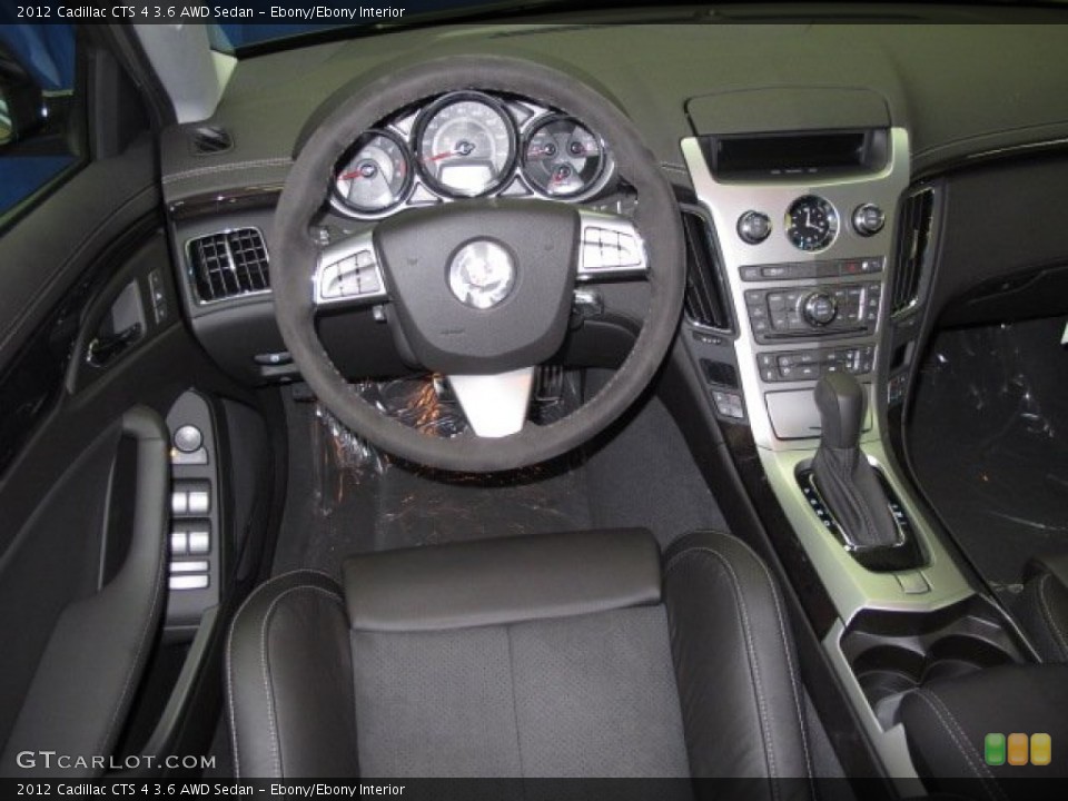 Ebony/Ebony Interior Dashboard for the 2012 Cadillac CTS 4 3.6 AWD Sedan #69072734