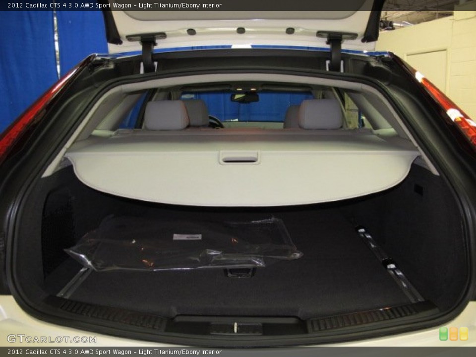 Light Titanium/Ebony Interior Trunk for the 2012 Cadillac CTS 4 3.0 AWD Sport Wagon #69073049
