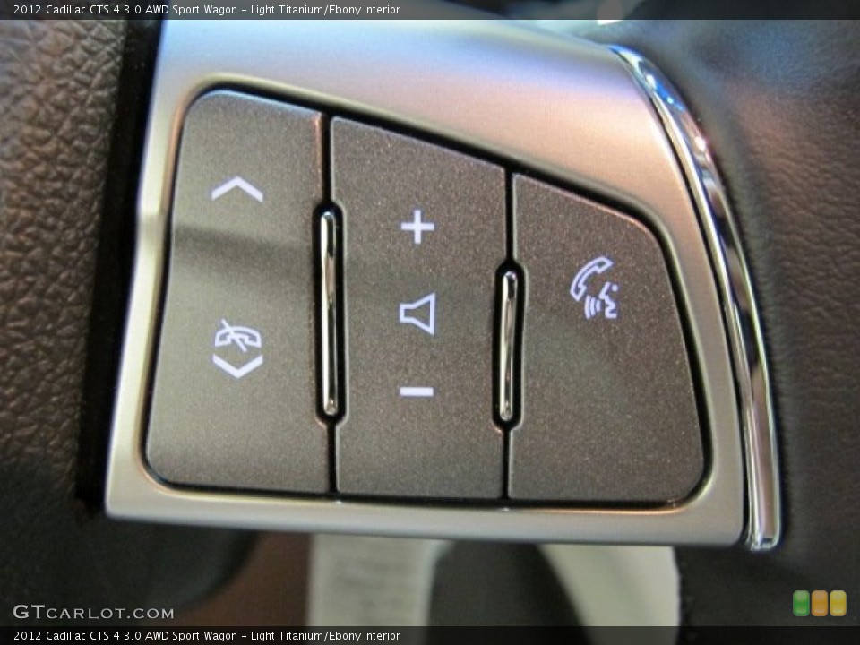 Light Titanium/Ebony Interior Controls for the 2012 Cadillac CTS 4 3.0 AWD Sport Wagon #69073164