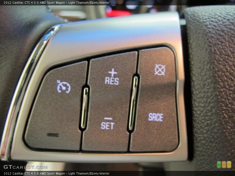 Light Titanium/Ebony Interior Controls for the 2012 Cadillac CTS 4 3.0 AWD Sport Wagon #69073172