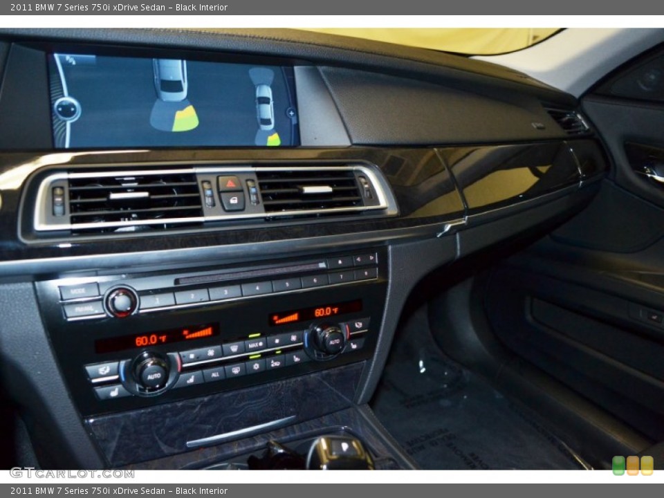 Black Interior Controls for the 2011 BMW 7 Series 750i xDrive Sedan #69076725