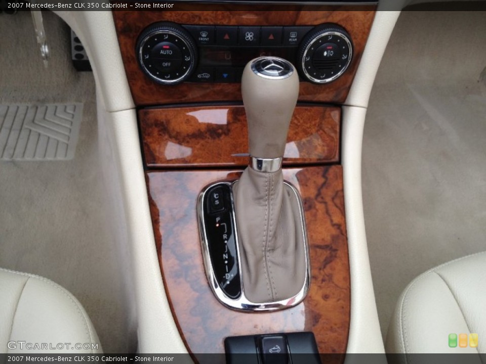 Stone Interior Transmission for the 2007 Mercedes-Benz CLK 350 Cabriolet #69078254