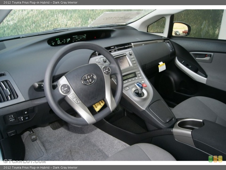 Dark Gray Interior Photo for the 2012 Toyota Prius Plug-in Hybrid #69078934