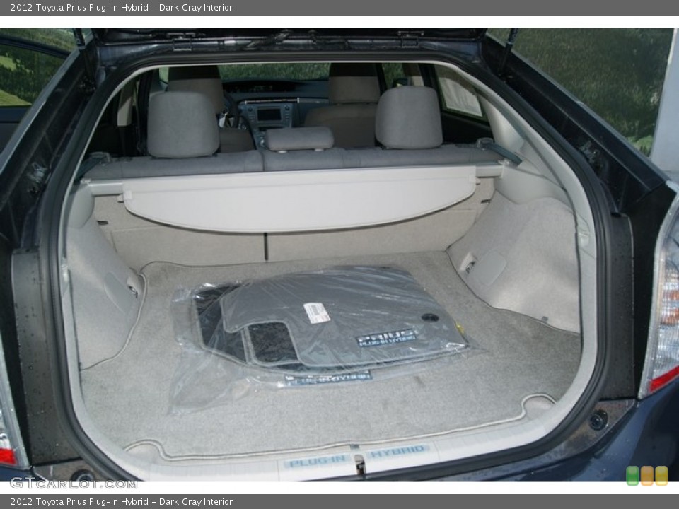 Dark Gray Interior Trunk for the 2012 Toyota Prius Plug-in Hybrid #69079146