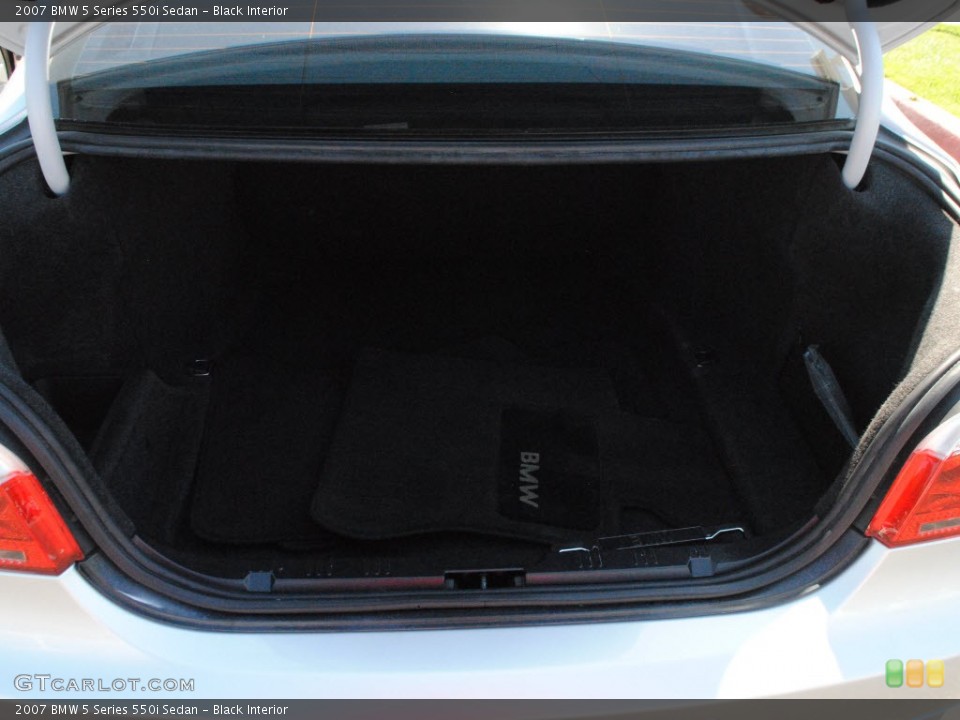 Black Interior Trunk for the 2007 BMW 5 Series 550i Sedan #69079313