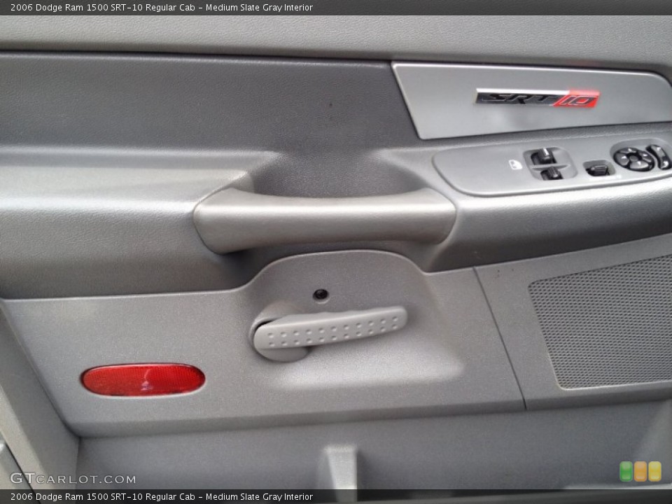 Medium Slate Gray Interior Door Panel for the 2006 Dodge Ram 1500 SRT-10 Regular Cab #69079352