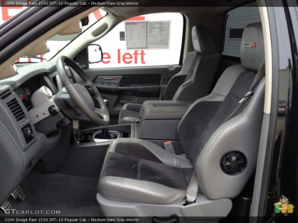 Medium Slate Gray Interior Photo for the 2006 Dodge Ram 1500 SRT-10 Regular Cab #69079370