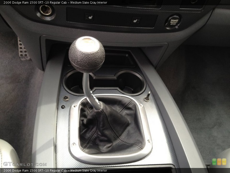 Medium Slate Gray Interior Transmission for the 2006 Dodge Ram 1500 SRT-10 Regular Cab #69079388
