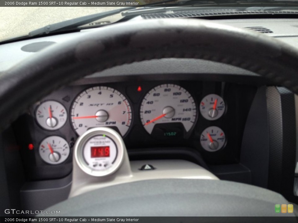 Medium Slate Gray Interior Gauges for the 2006 Dodge Ram 1500 SRT-10 Regular Cab #69079414