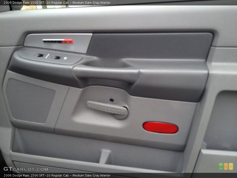 Medium Slate Gray Interior Door Panel for the 2006 Dodge Ram 1500 SRT-10 Regular Cab #69079448