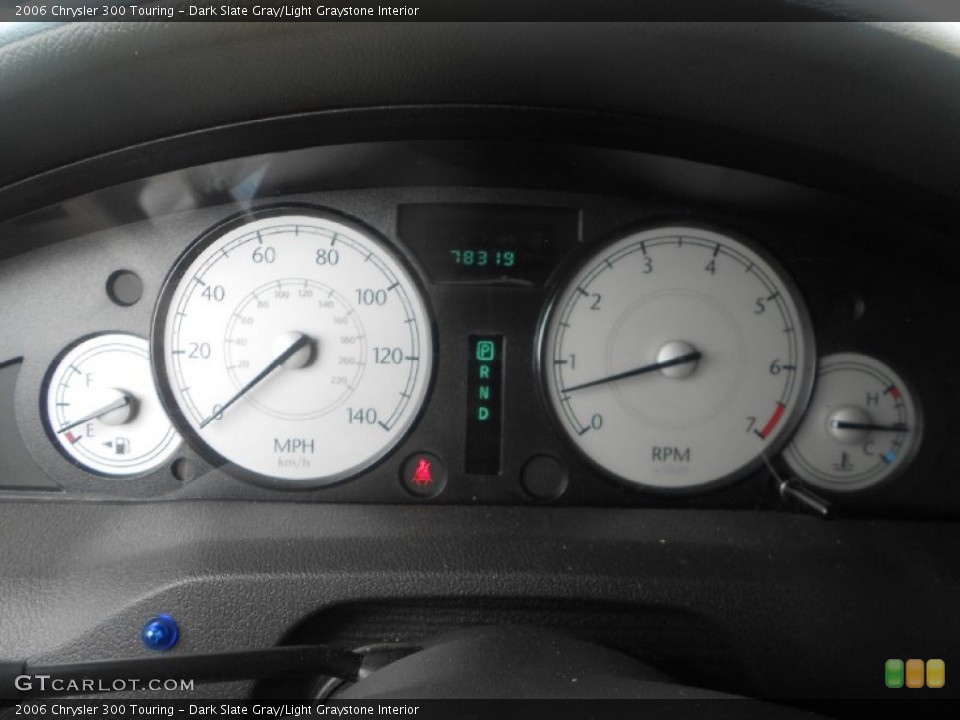 Dark Slate Gray/Light Graystone Interior Gauges for the 2006 Chrysler 300 Touring #69080051