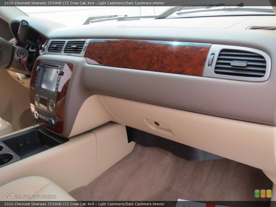 Light Cashmere/Dark Cashmere Interior Dashboard for the 2010 Chevrolet Silverado 2500HD LTZ Crew Cab 4x4 #69081587
