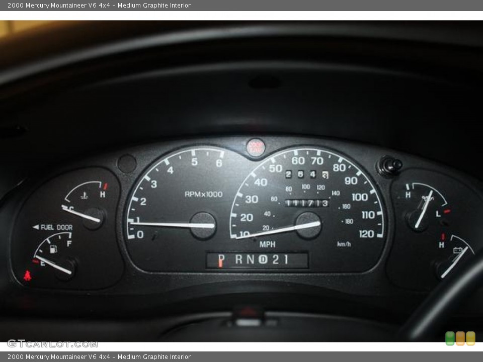 Medium Graphite Interior Gauges for the 2000 Mercury Mountaineer V6 4x4 #69082433