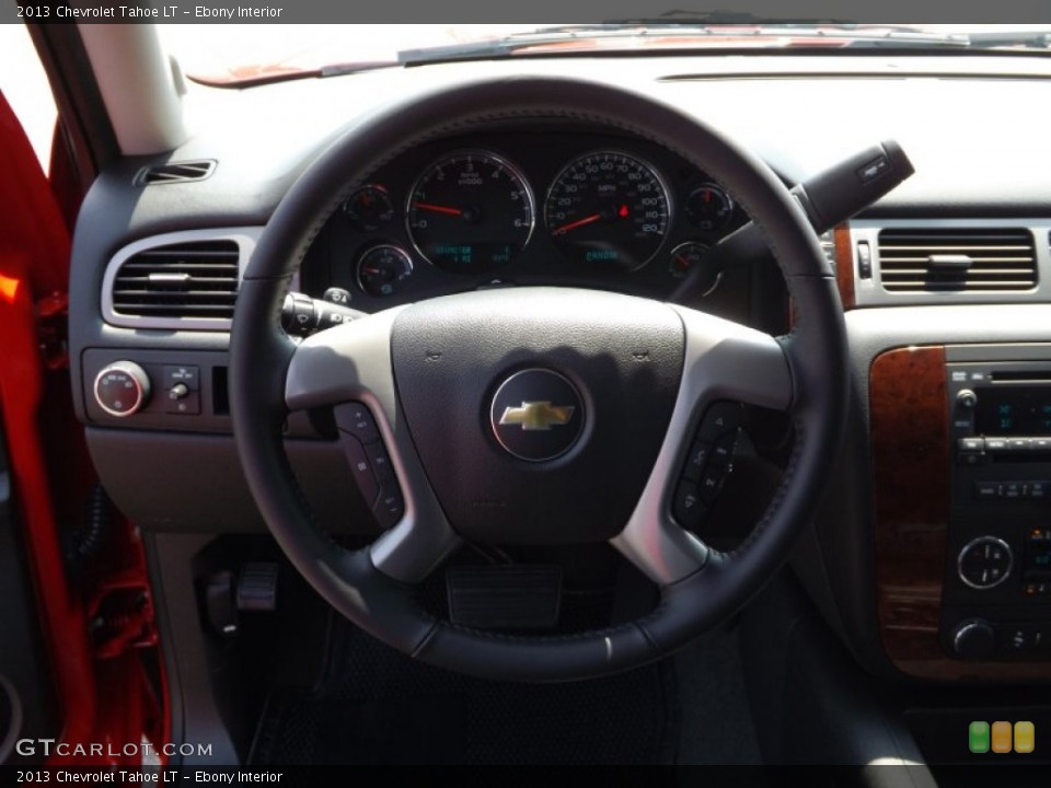 Ebony Interior Steering Wheel for the 2013 Chevrolet Tahoe LT #69083141