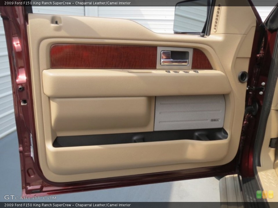 Chaparral Leather/Camel Interior Door Panel for the 2009 Ford F150 King Ranch SuperCrew #69083882