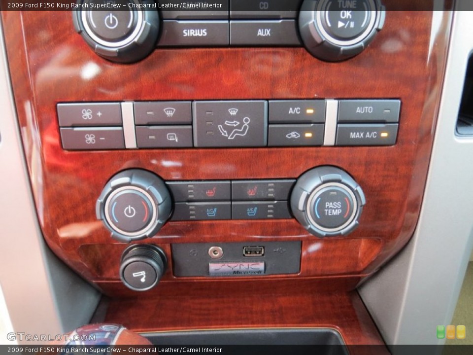 Chaparral Leather/Camel Interior Controls for the 2009 Ford F150 King Ranch SuperCrew #69083929
