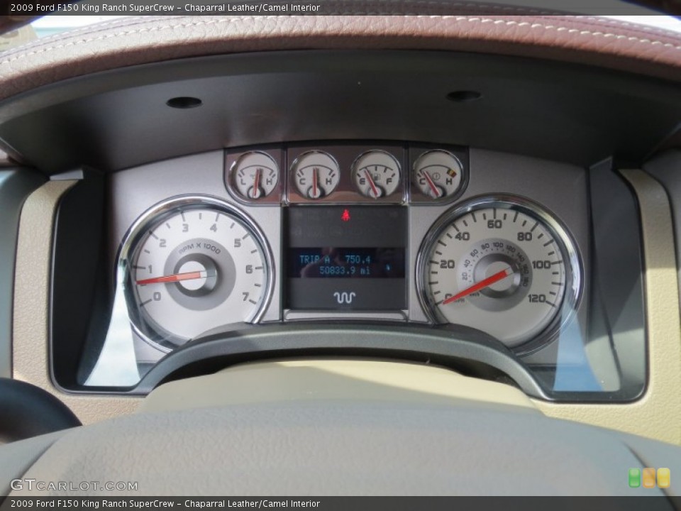Chaparral Leather/Camel Interior Gauges for the 2009 Ford F150 King Ranch SuperCrew #69083953