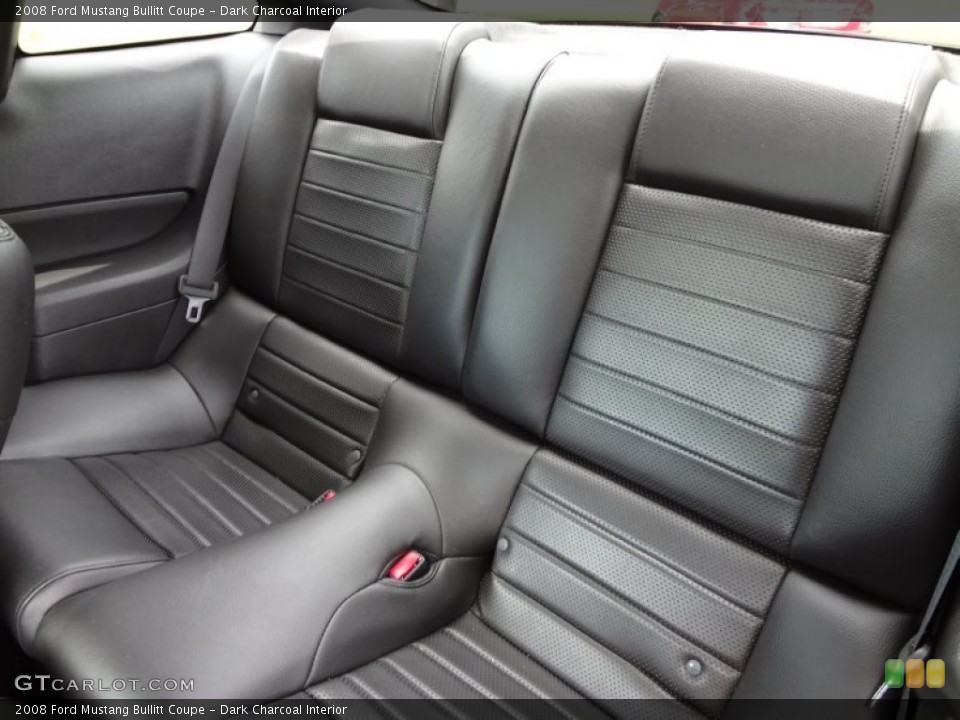 Dark Charcoal Interior Rear Seat for the 2008 Ford Mustang Bullitt Coupe #69084899