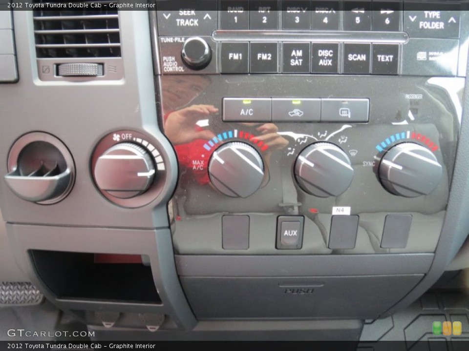Graphite Interior Controls for the 2012 Toyota Tundra Double Cab #69084995