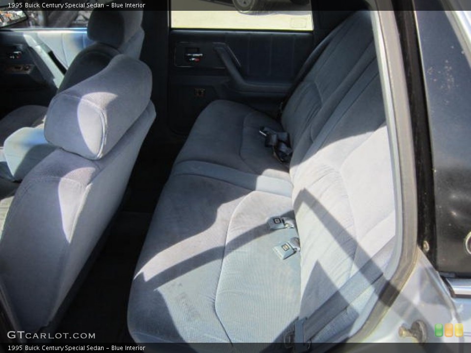 Blue Interior Rear Seat for the 1995 Buick Century Special Sedan #69089177