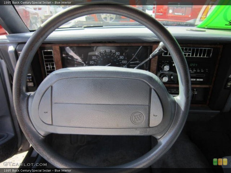 Blue Interior Steering Wheel for the 1995 Buick Century Special Sedan #69089237