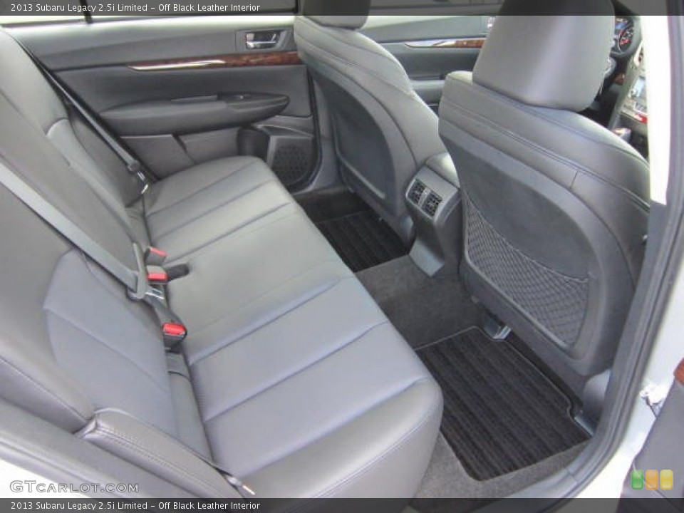 Off Black Leather Interior Rear Seat for the 2013 Subaru Legacy 2.5i Limited #69089916