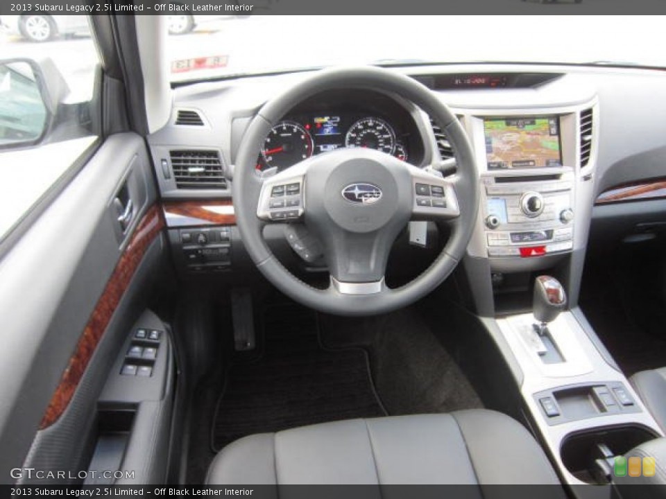 Off Black Leather Interior Photo for the 2013 Subaru Legacy 2.5i Limited #69089928