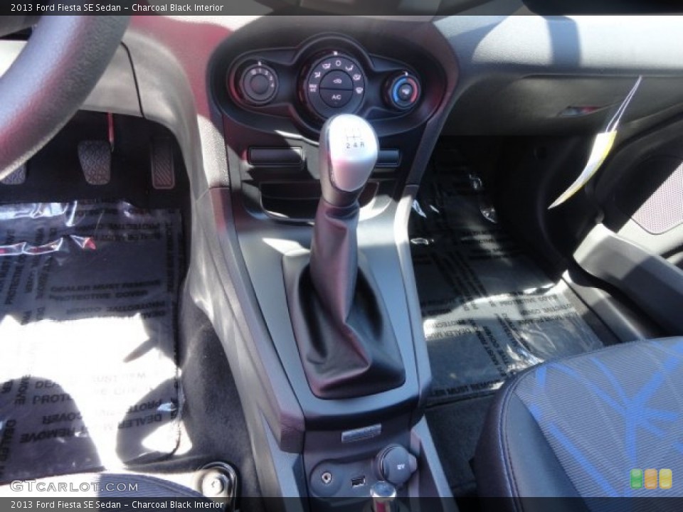 Charcoal Black Interior Transmission for the 2013 Ford Fiesta SE Sedan #69092420