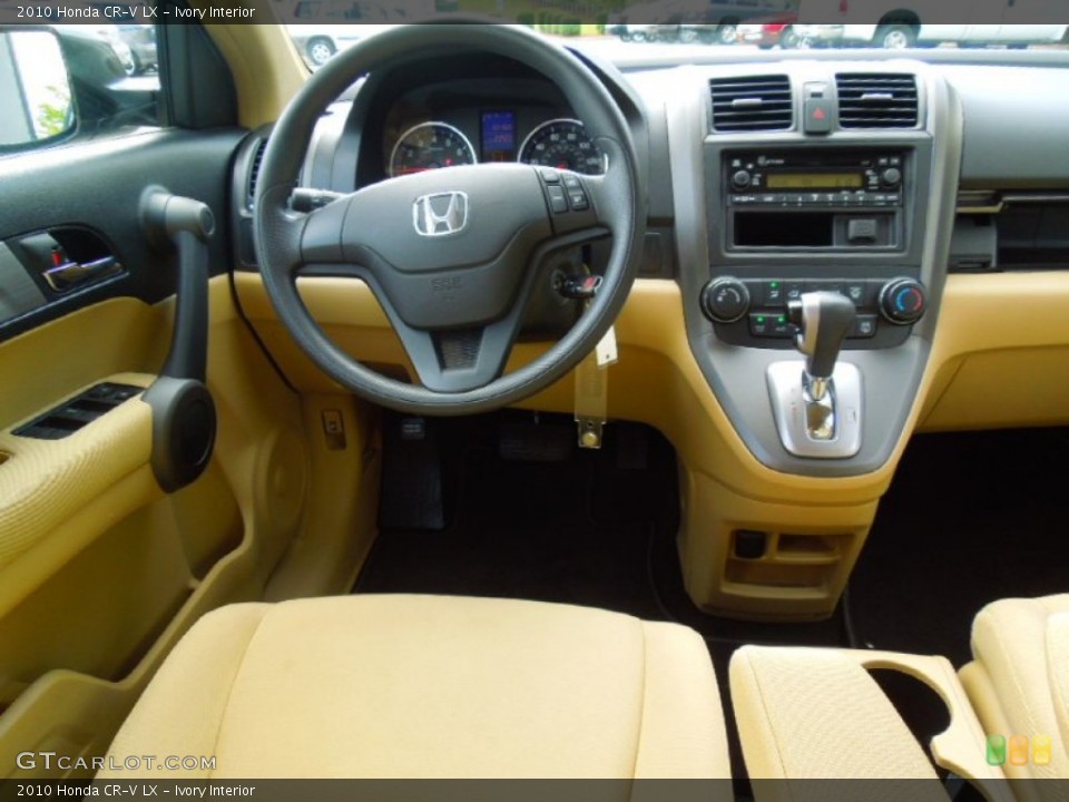 Ivory Interior Dashboard for the 2010 Honda CR-V LX #69094934