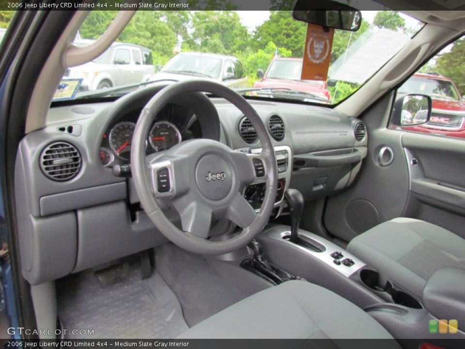 Medium Slate Gray Interior Prime Interior for the 2006 Jeep Liberty CRD Limited 4x4 #69097133