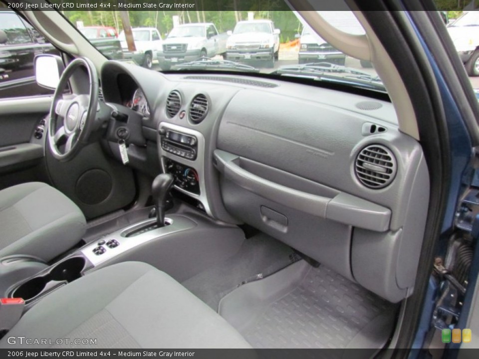 Medium Slate Gray Interior Dashboard for the 2006 Jeep Liberty CRD Limited 4x4 #69097271