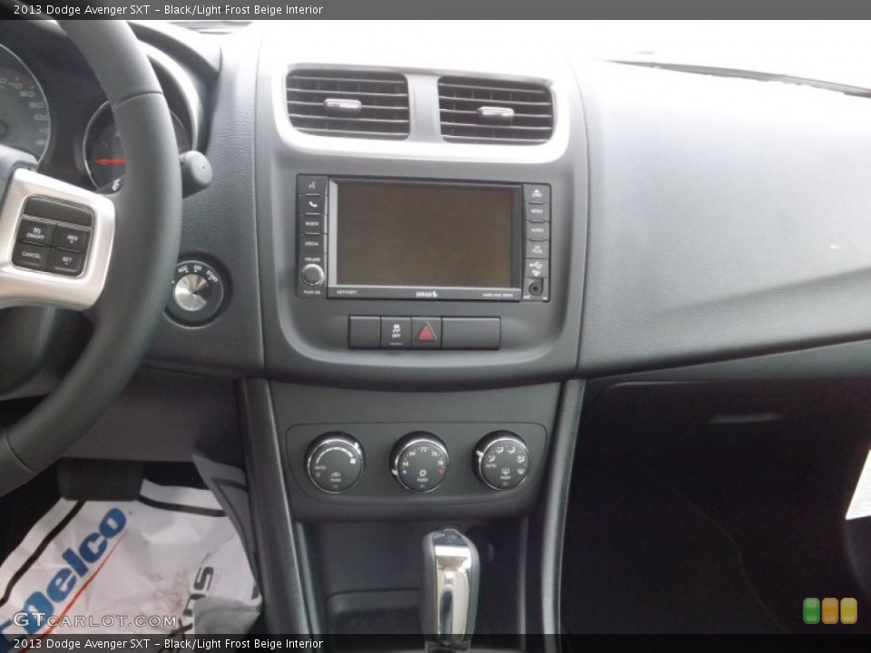 Black/Light Frost Beige Interior Controls for the 2013 Dodge Avenger SXT #69102434