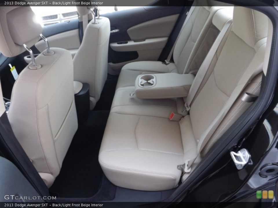 Black/Light Frost Beige Interior Rear Seat for the 2013 Dodge Avenger SXT #69102482