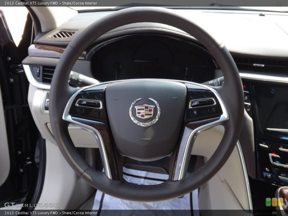 Shale/Cocoa Interior Steering Wheel for the 2013 Cadillac XTS Luxury FWD #69102876