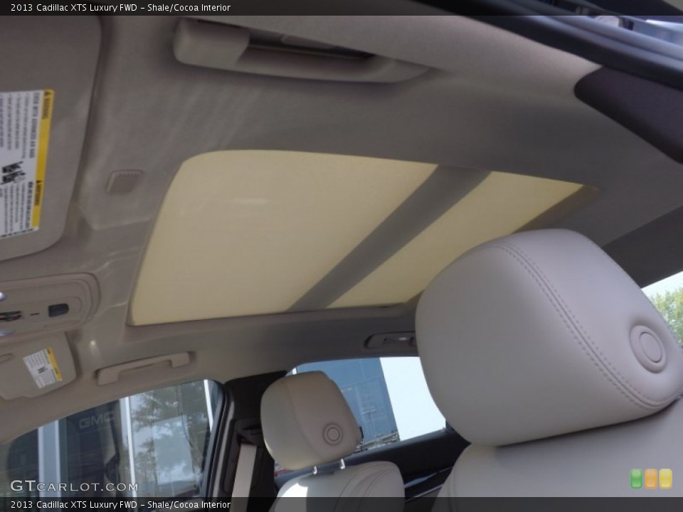 Shale/Cocoa Interior Sunroof for the 2013 Cadillac XTS Luxury FWD #69102887