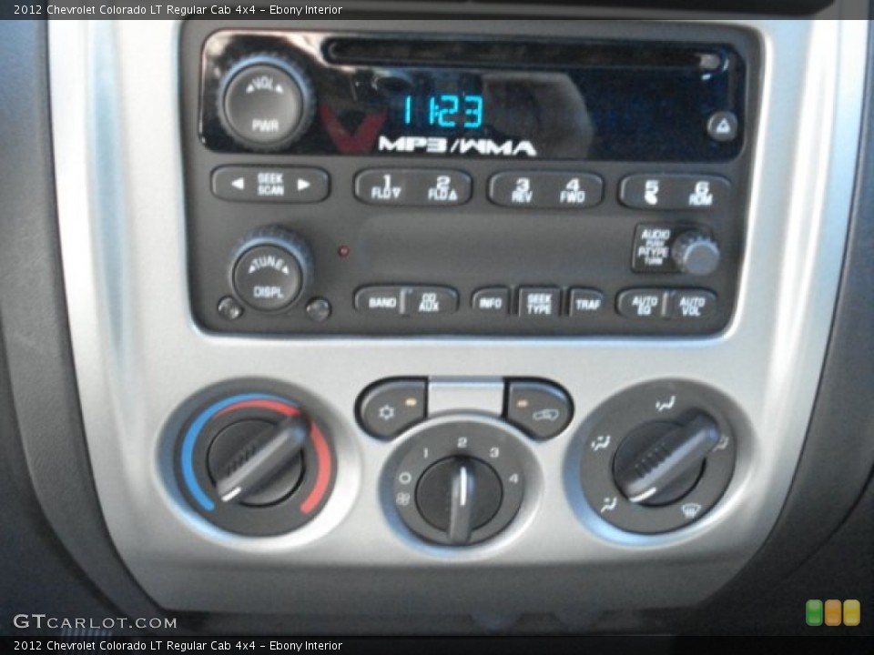 Ebony Interior Audio System for the 2012 Chevrolet Colorado LT Regular Cab 4x4 #69106424