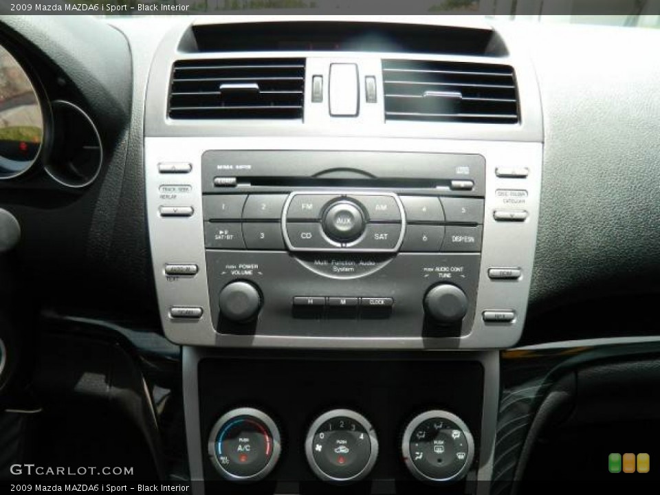 Black Interior Controls for the 2009 Mazda MAZDA6 i Sport #69107117