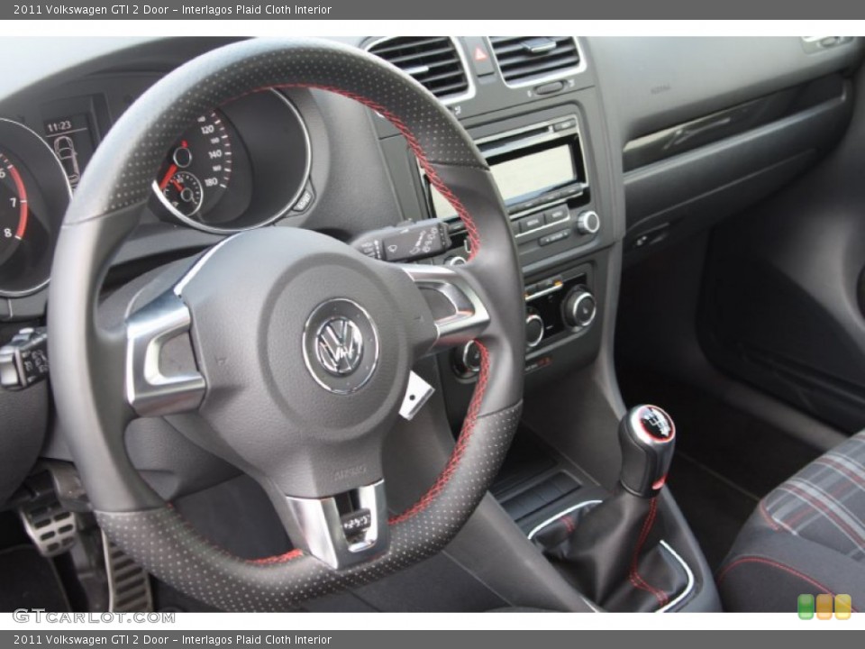 Interlagos Plaid Cloth Interior Dashboard for the 2011 Volkswagen GTI 2 Door #69107387