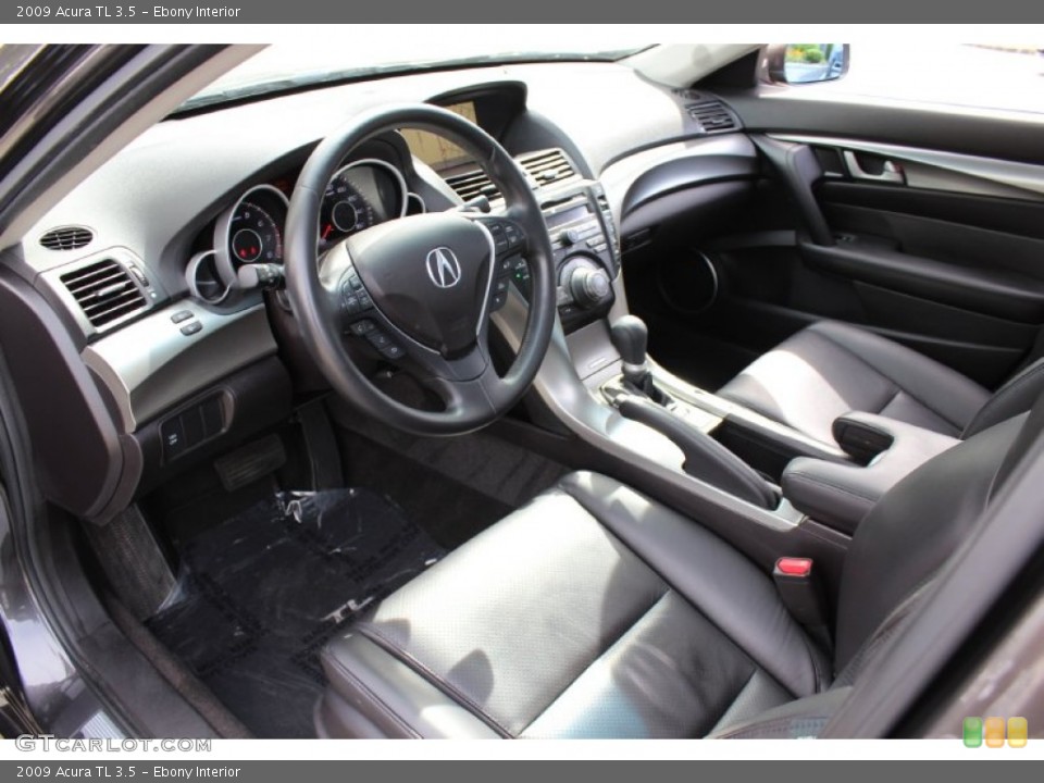 Ebony Interior Prime Interior for the 2009 Acura TL 3.5 #69110771