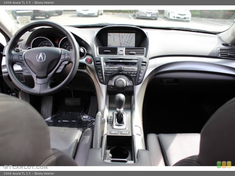 Ebony Interior Dashboard for the 2009 Acura TL 3.5 #69110797