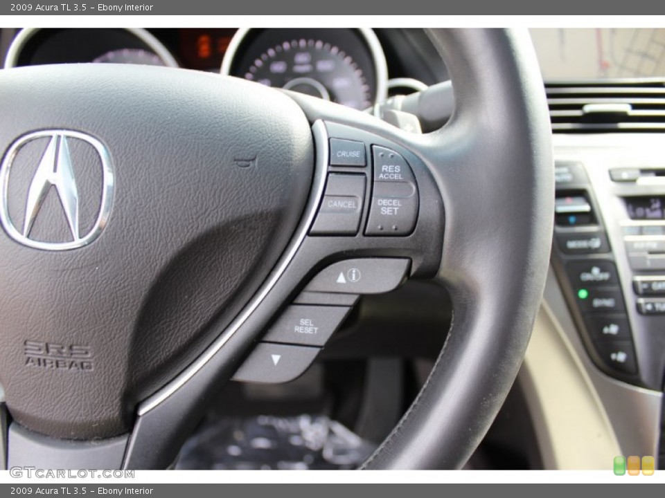 Ebony Interior Controls for the 2009 Acura TL 3.5 #69110840