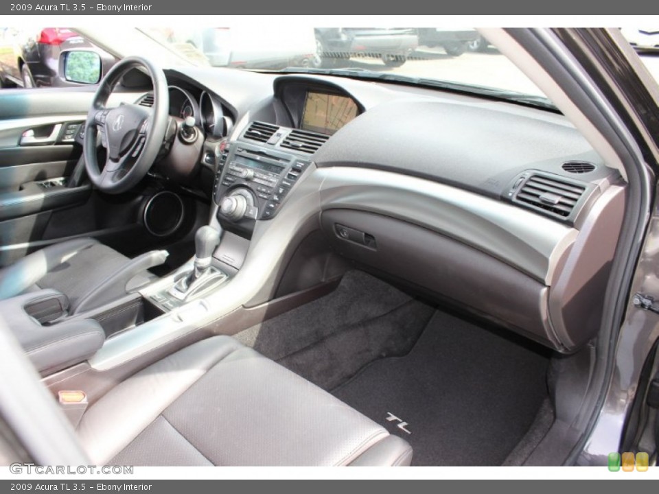 Ebony Interior Dashboard for the 2009 Acura TL 3.5 #69110909